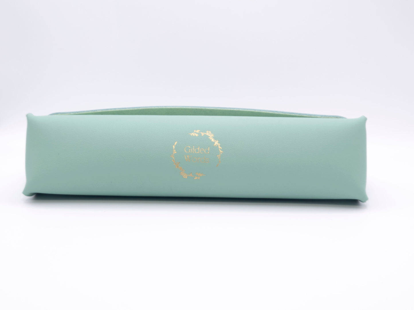 Mint Triangle Pen Case