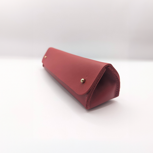 Red Triangle Pen Case