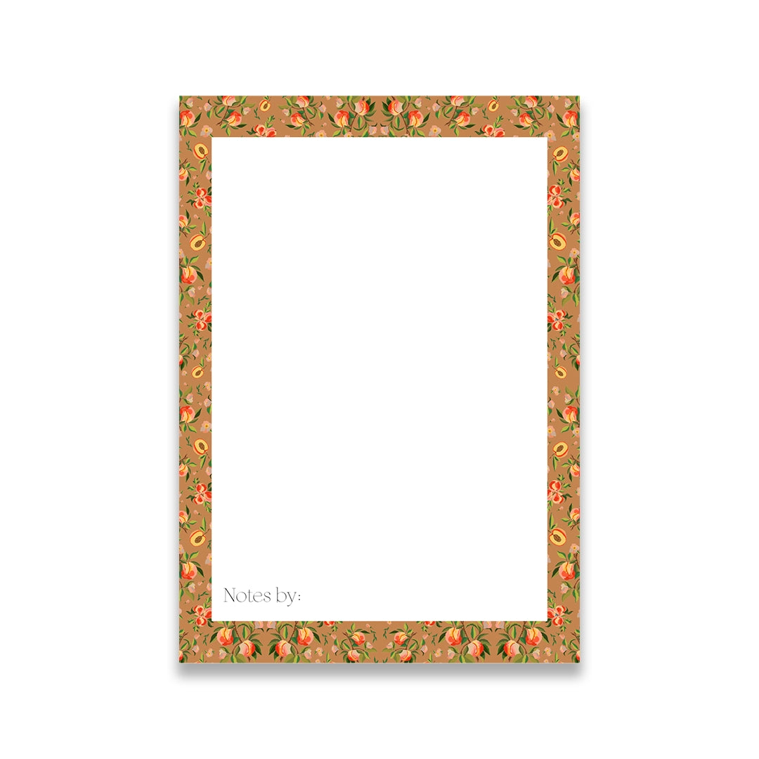 Tan Peaches Jot Notepad