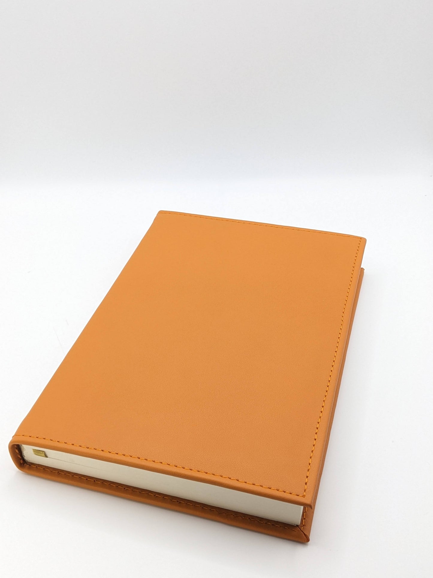Large Pumpkin Leather Notebook