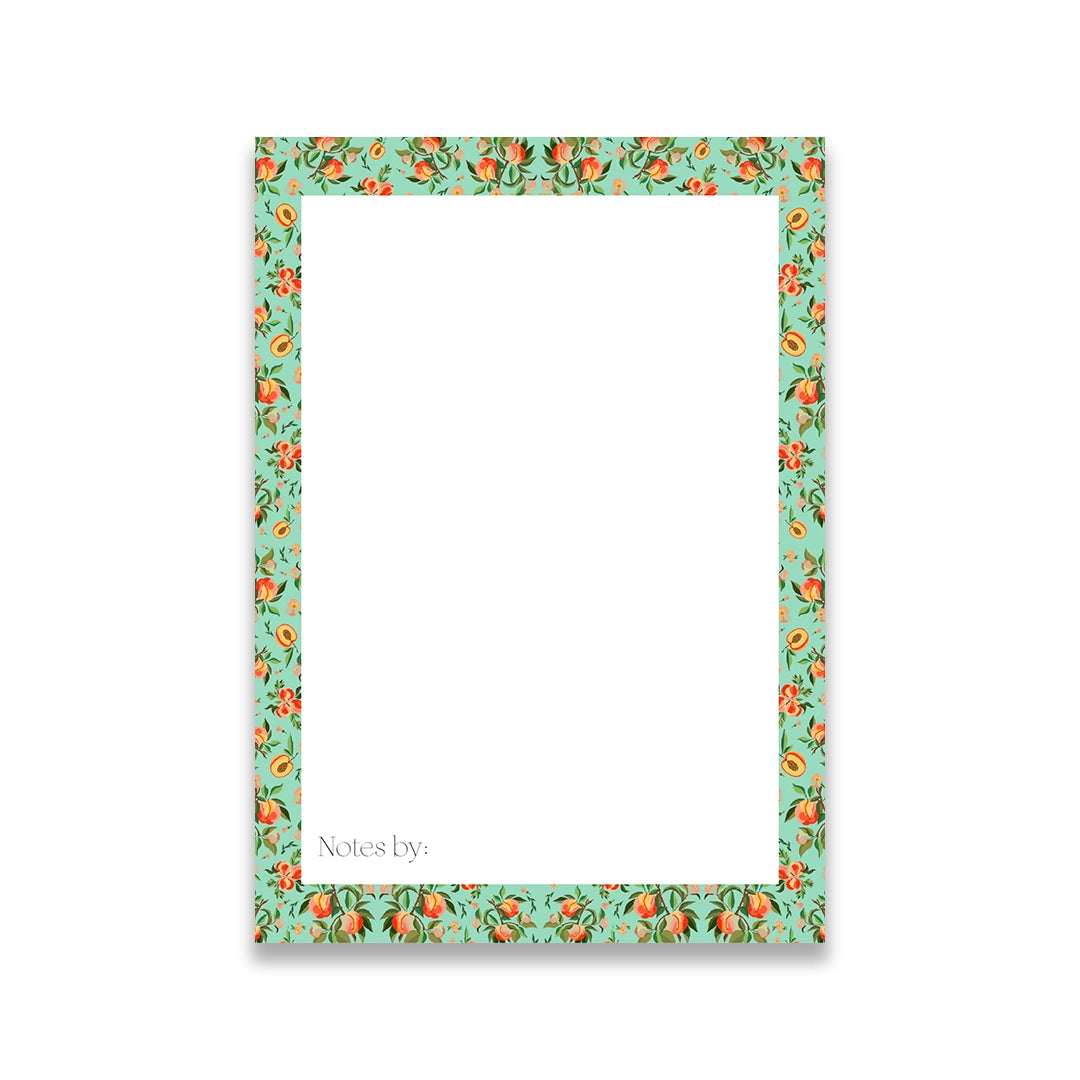 Mint Peaches Jot Notepad