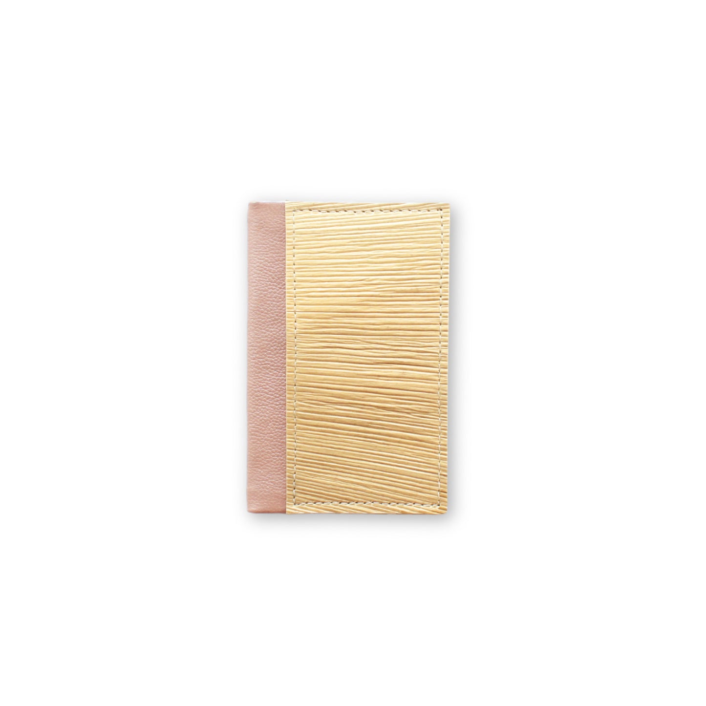 Small Pearlised Pink Natural Notebook