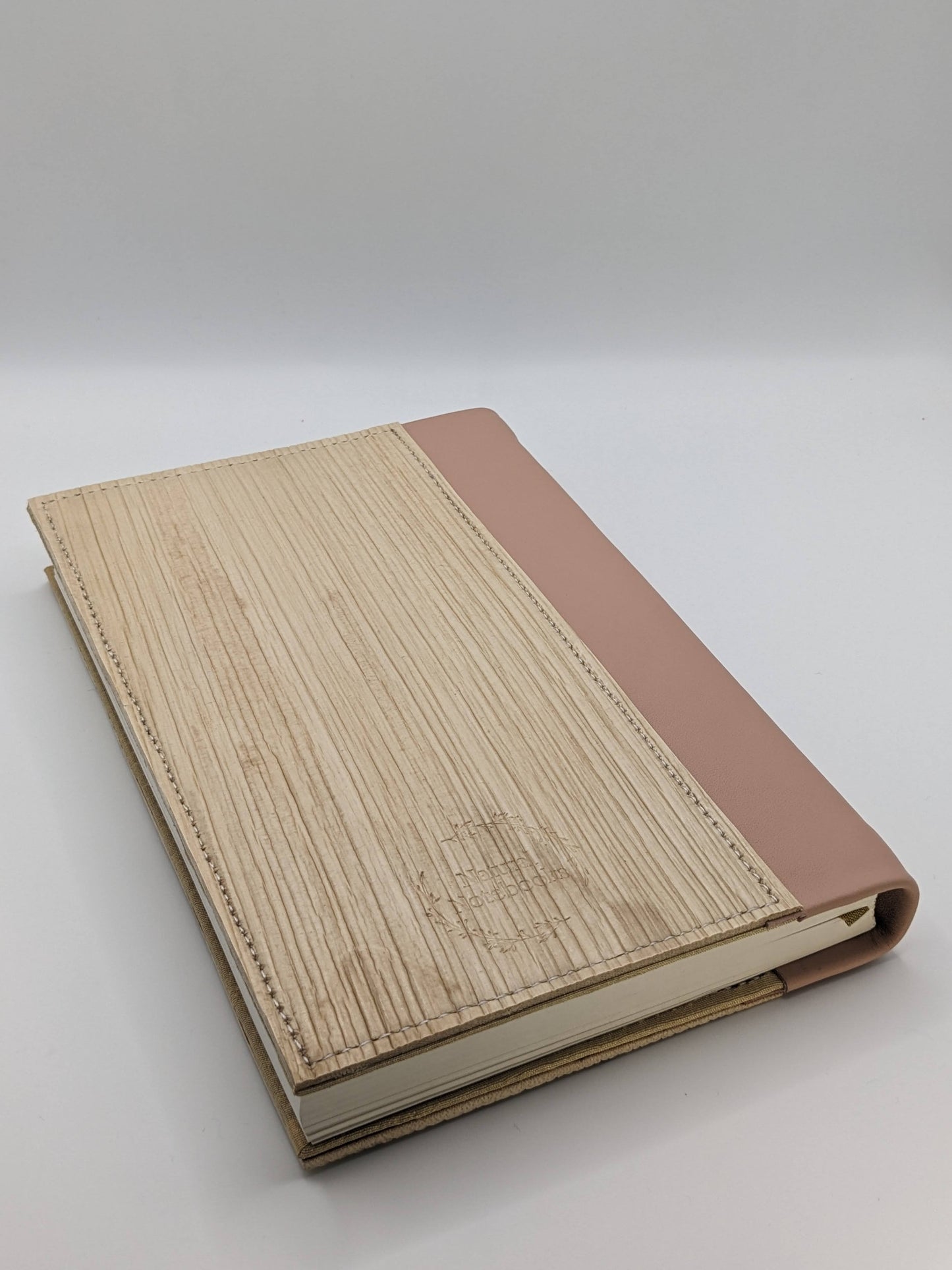 Large Pink Natural Notebook
