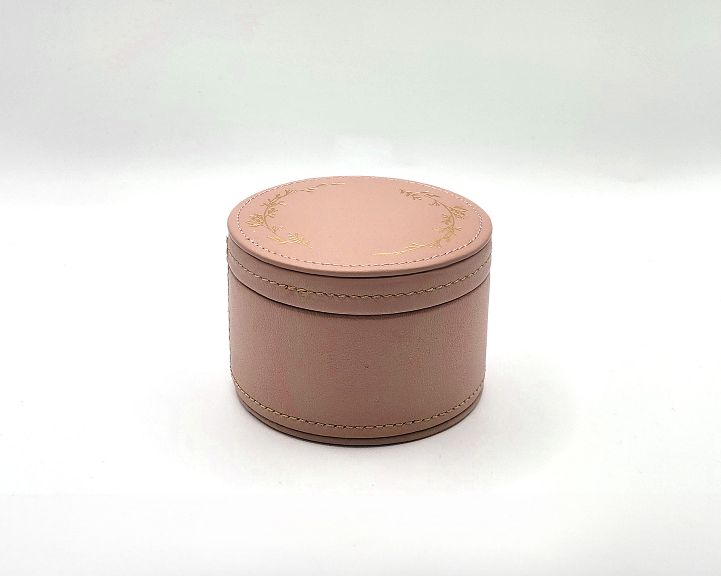 Leather Trinket Box - Pink