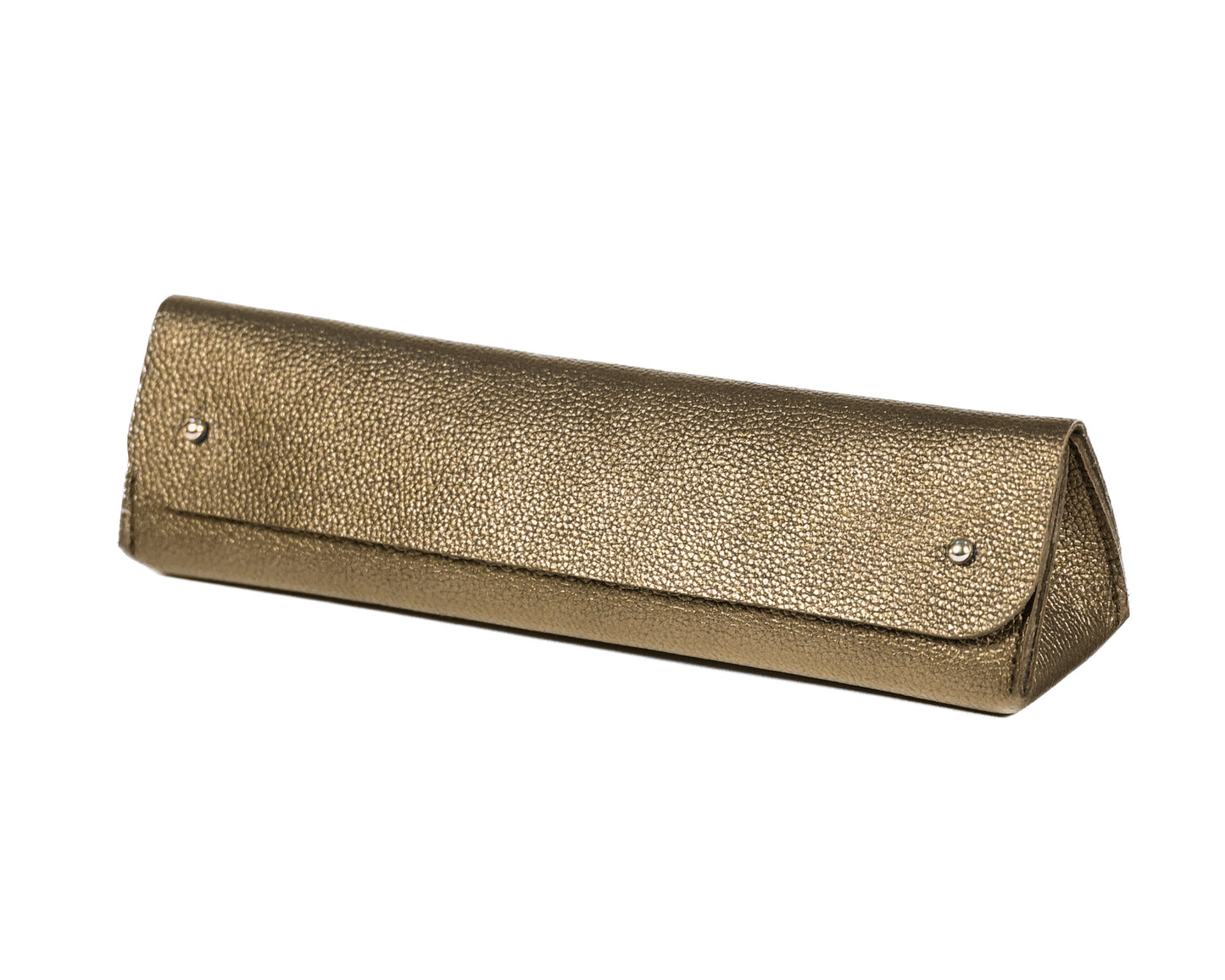Gold Triangle Pen Case