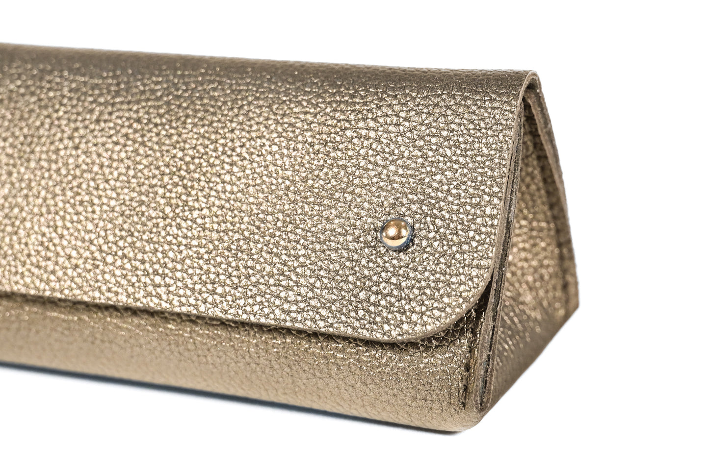 Gold Triangle Pen Case