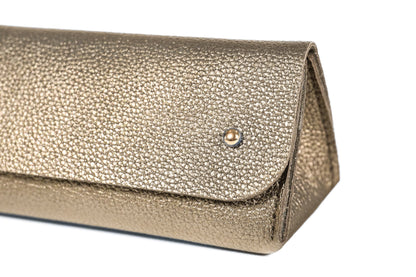 Gold Triangle Pen Case