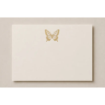 Gold Butterfly - Gilded Correspondence Card Collections