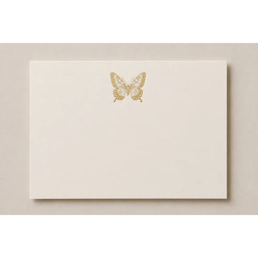 Gold Butterfly - Gilded Correspondence Card Collections