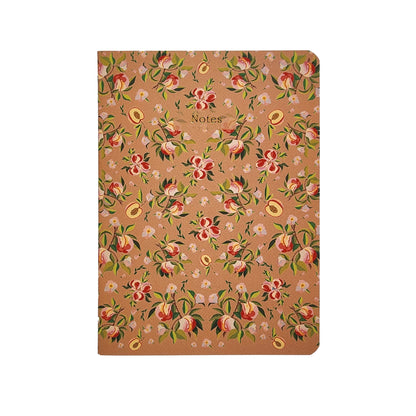 Botanical Collection Exercise Notebook - Tan Peaches
