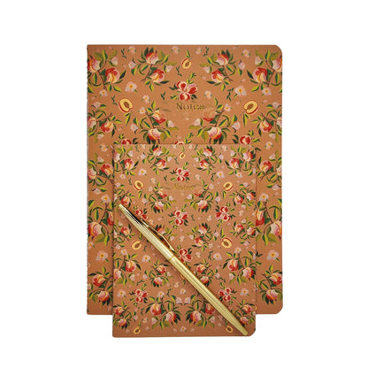 Botanical Collection Exercise Notebook - Tan Peaches