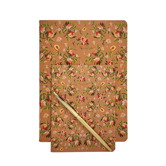 Botanical Collection Exercise Notebook - Tan Peaches