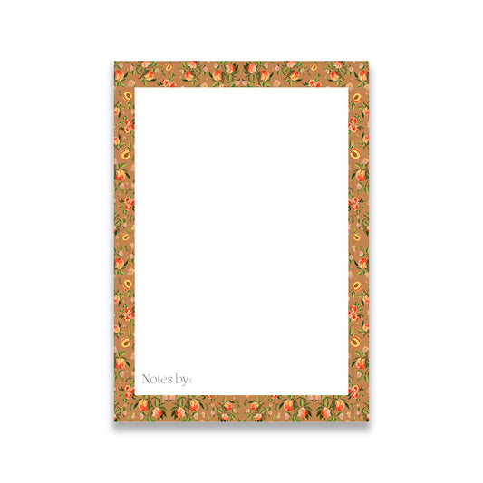 Tan Peaches Jot Notepad