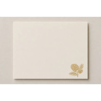 Gold Palm - Gilded Correspondence Card Collections