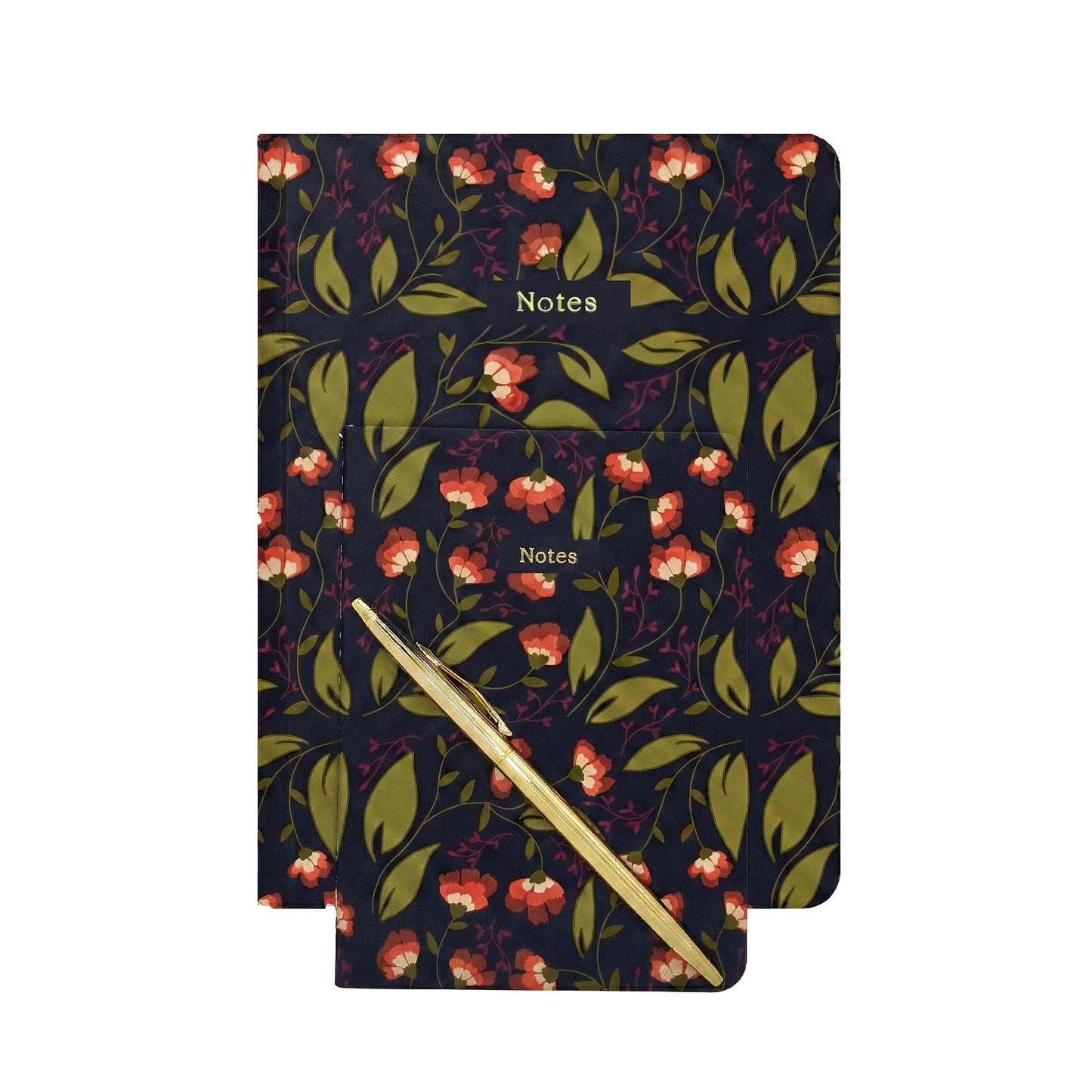 Botanical Collection Exercise Notebook - Black Andy Flowers