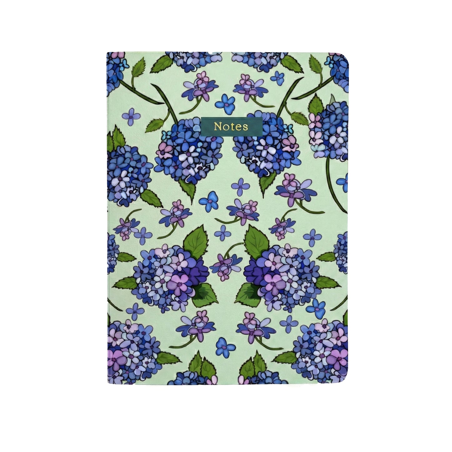 Botanical Collection Exercise Notebook - Mint Hydrangeas
