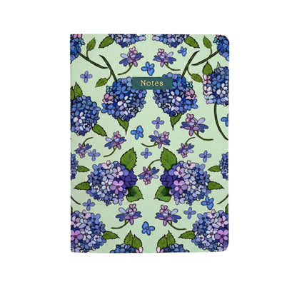 Botanical Collection Exercise Notebook - Mint Hydrangeas