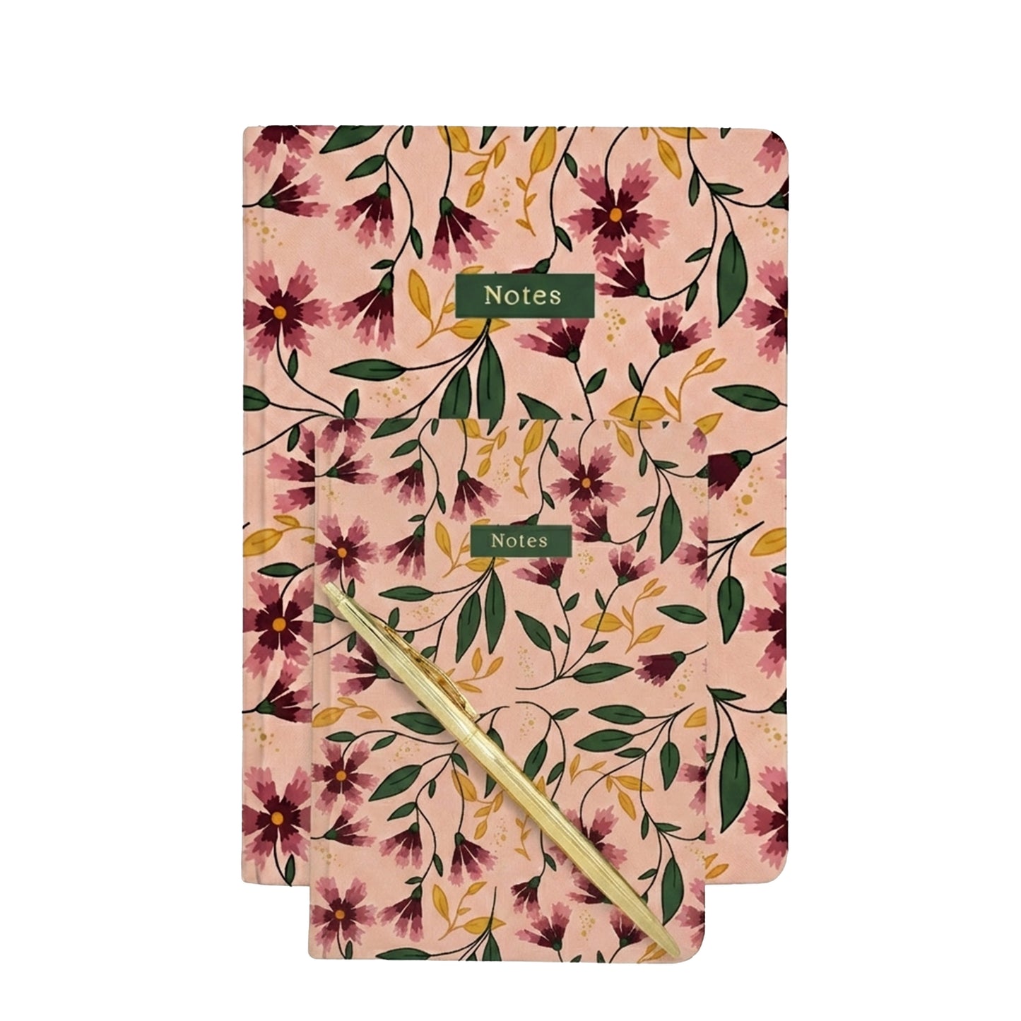 Botanical Collection Exercise Notebook - Pink Andy Flowers