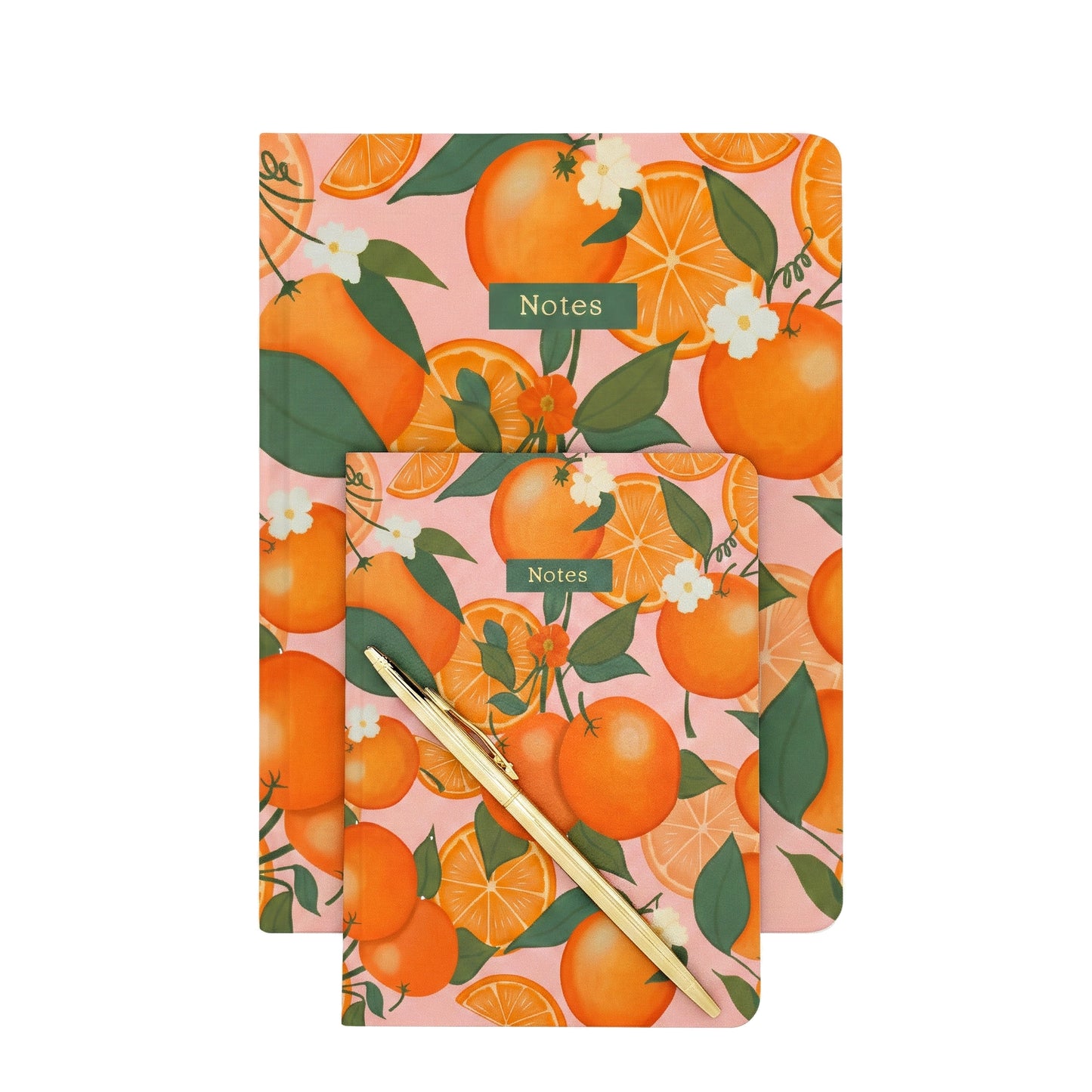 Botanical Collection Exercise Notebook - Pink Oranges
