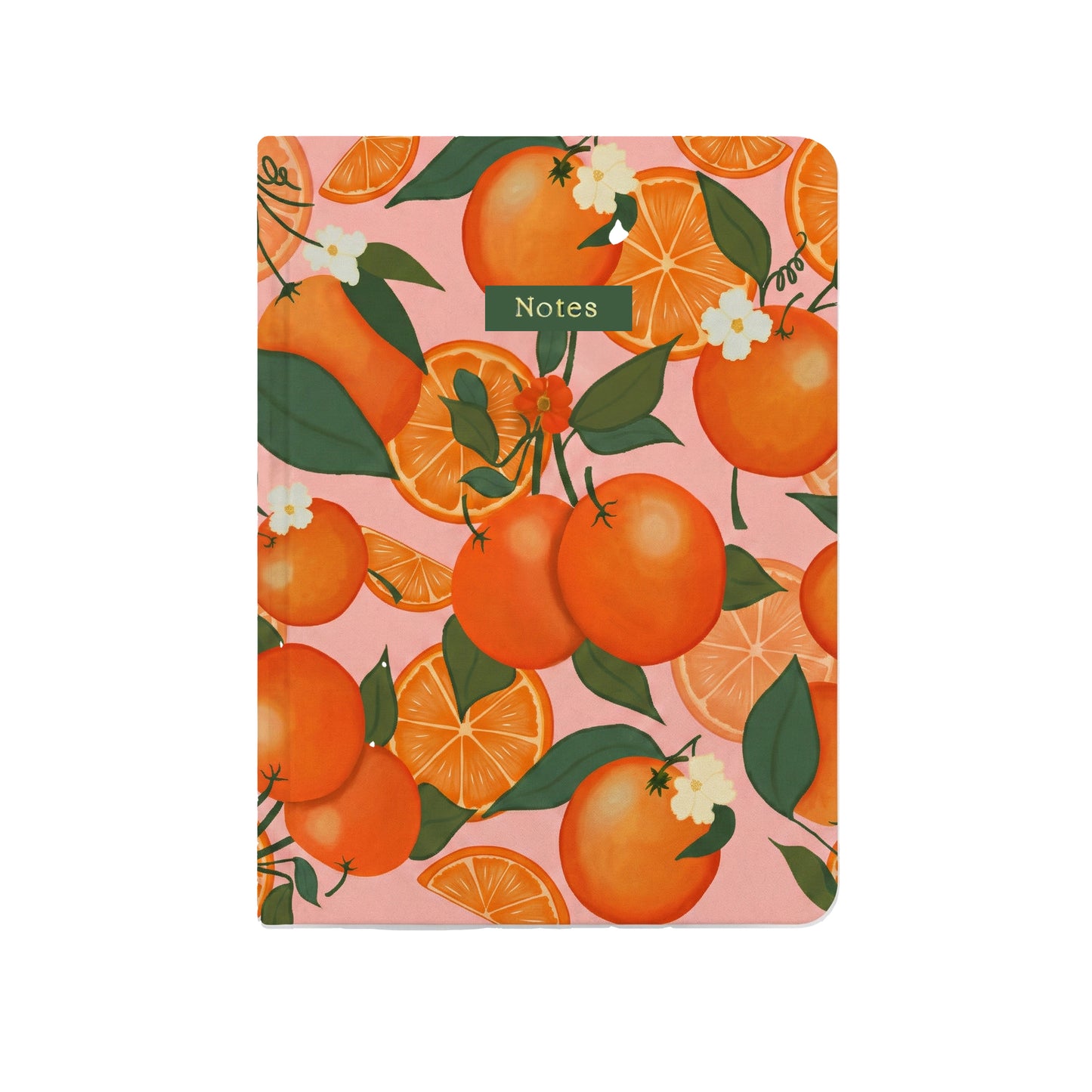 Botanical Collection Exercise Notebook - Pink Oranges
