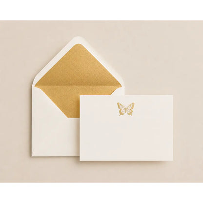 Gold Butterfly - Gilded Correspondence Card Collections
