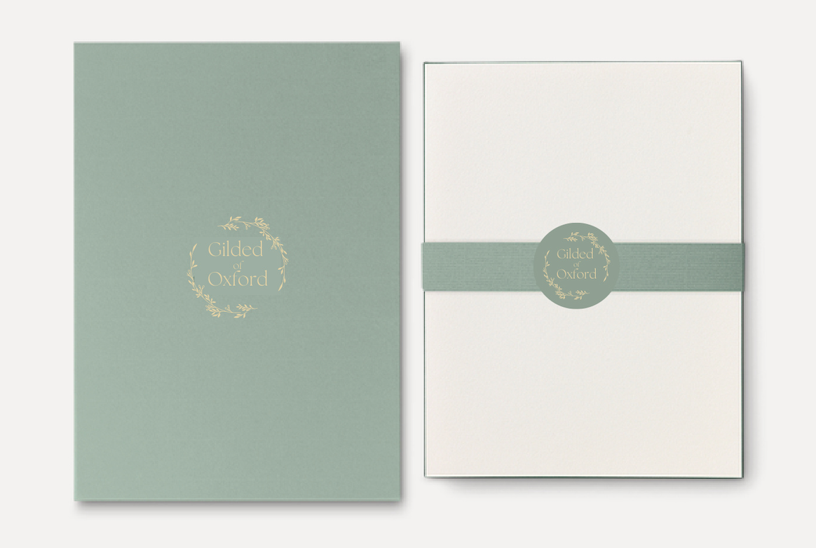 Bordered Writing Paper (Box set of 25 sheets)