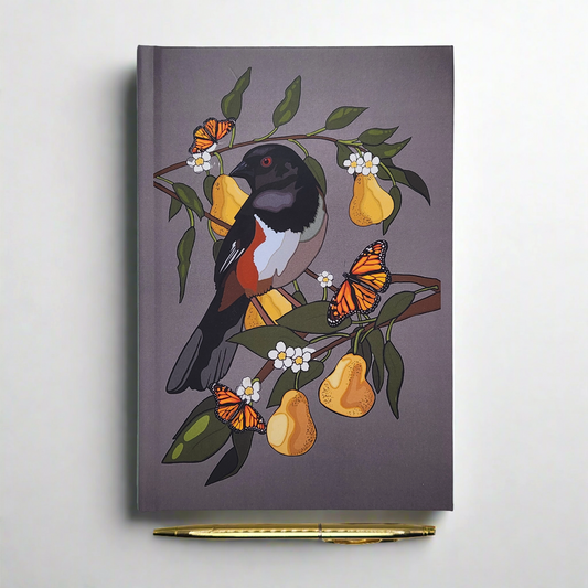 Hardback Grey Towhee Notebook