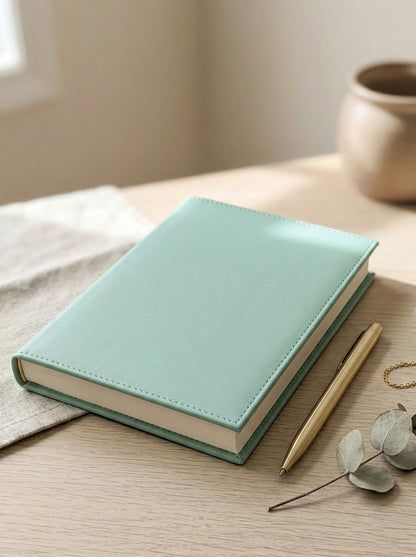 Mint Leather Notebook