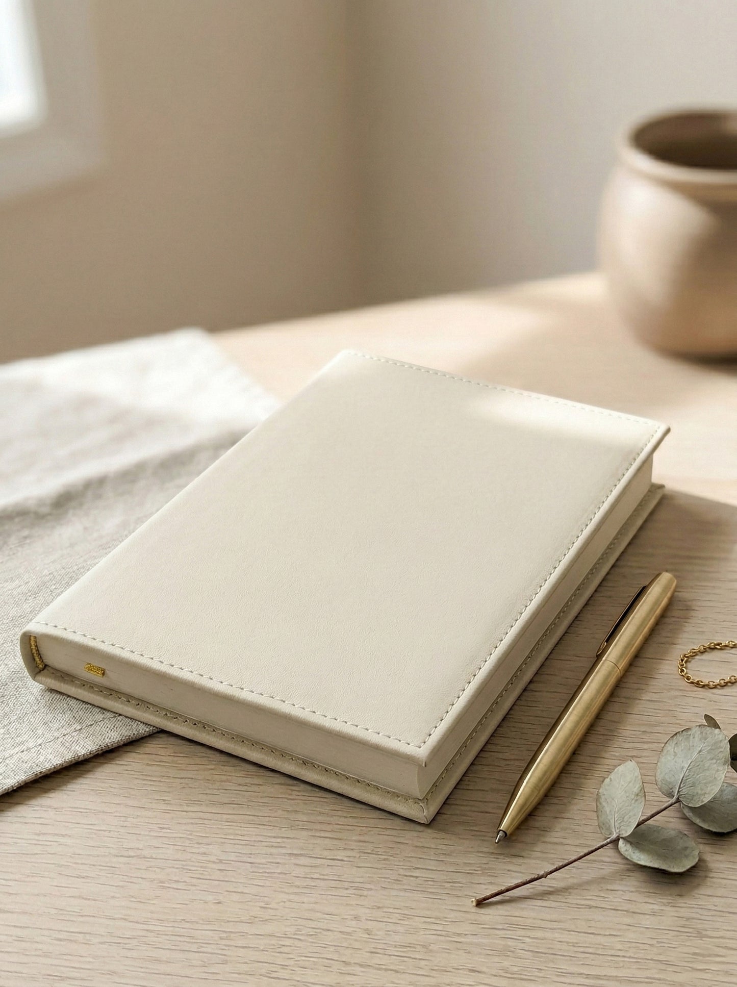 Nude Leather Notebook