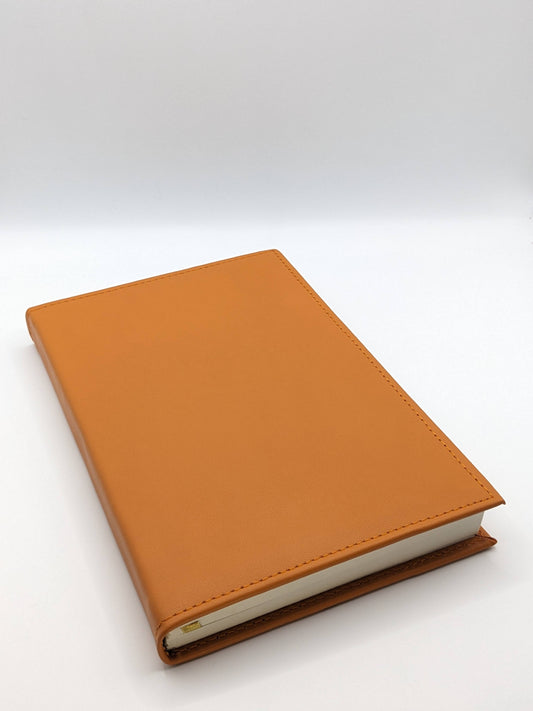 Large Pumpkin Leather Notebook