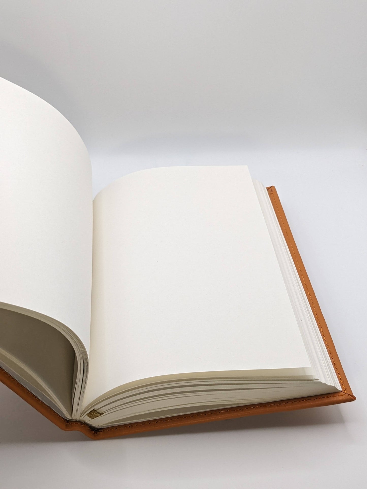 Large Pumpkin Leather Notebook