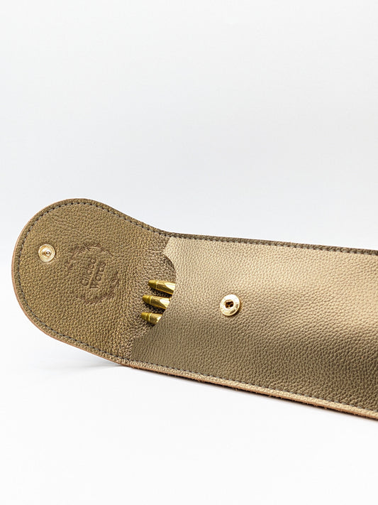 Gold Pocket Pen Case