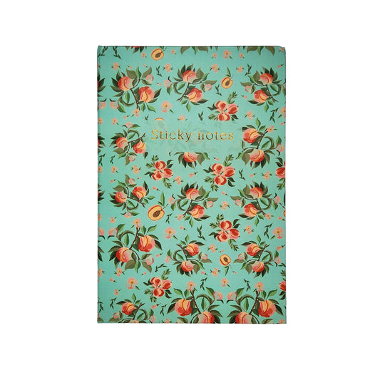 Hardback Sticky Notes Books - Mint Peaches