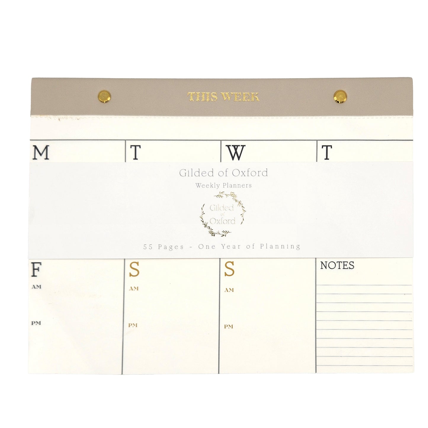 Hardback Weekly Planner - Nude