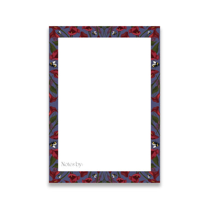 Indigo Calla Lillies Jot Notepad