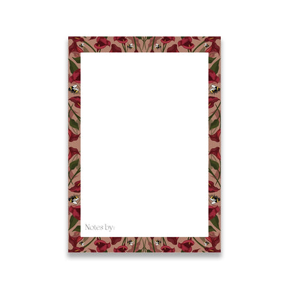 Mauve Calla Lillies Jot Notepad