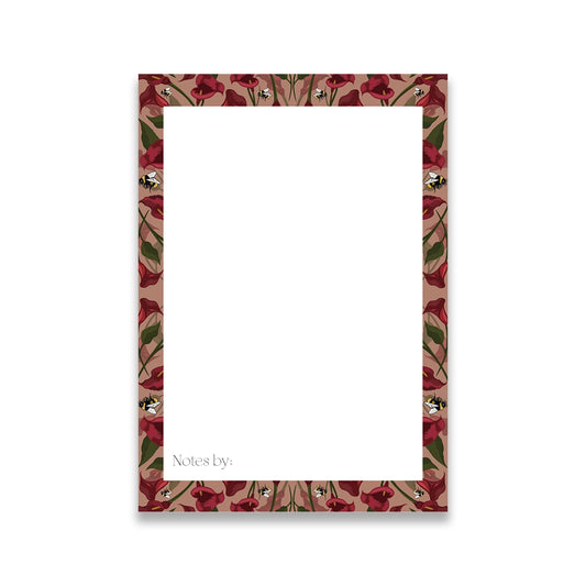 Mauve Calla Lillies Jot Notepad