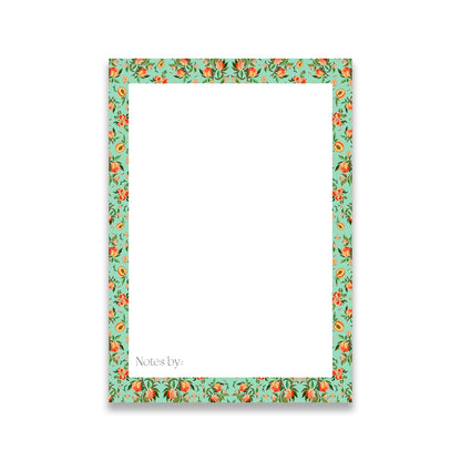 Mint Peaches Jot Notepad