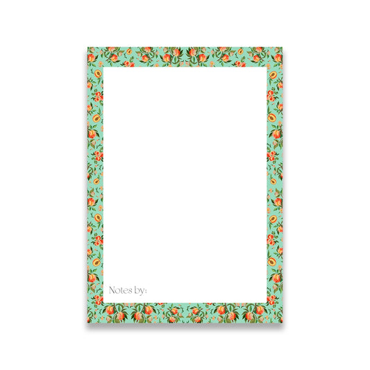 Mint Peaches Jot Notepad