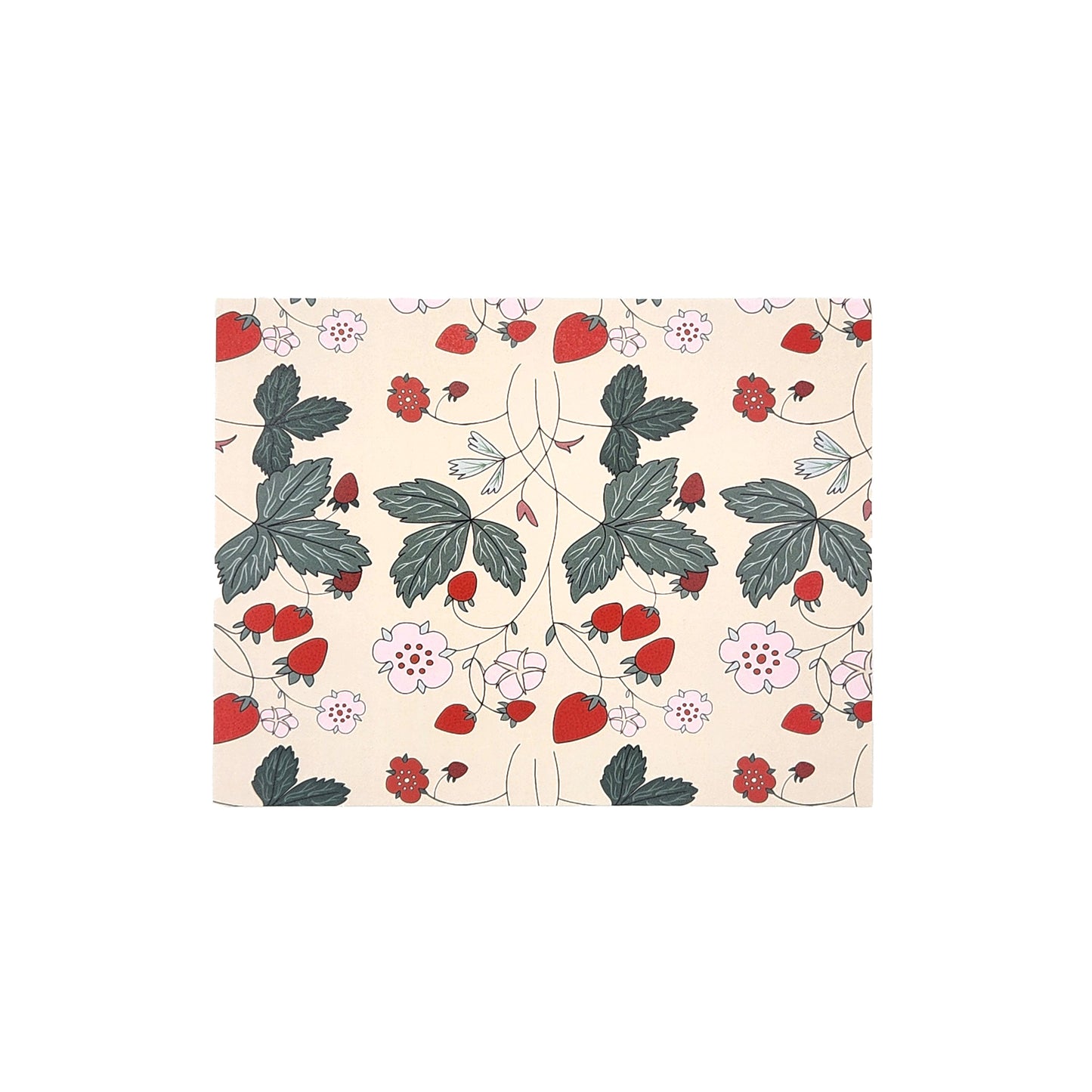 May Morris Strawberries Greeting Card Set
