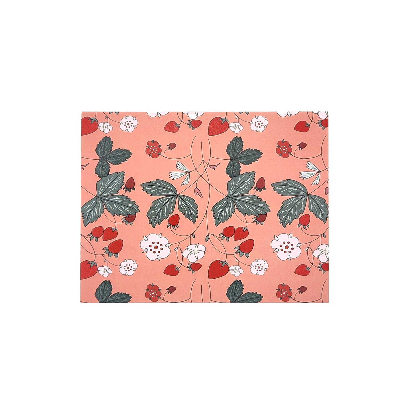 May Morris Strawberries Greeting Card Set