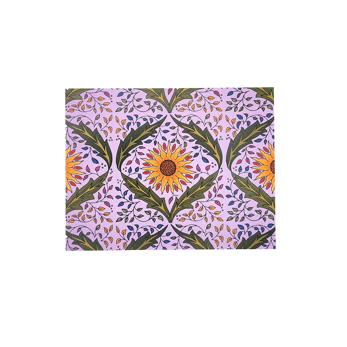 May Morris Sunflowers Greeting Card Set