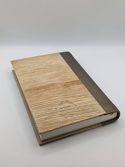 Large Gold Natural Notebook