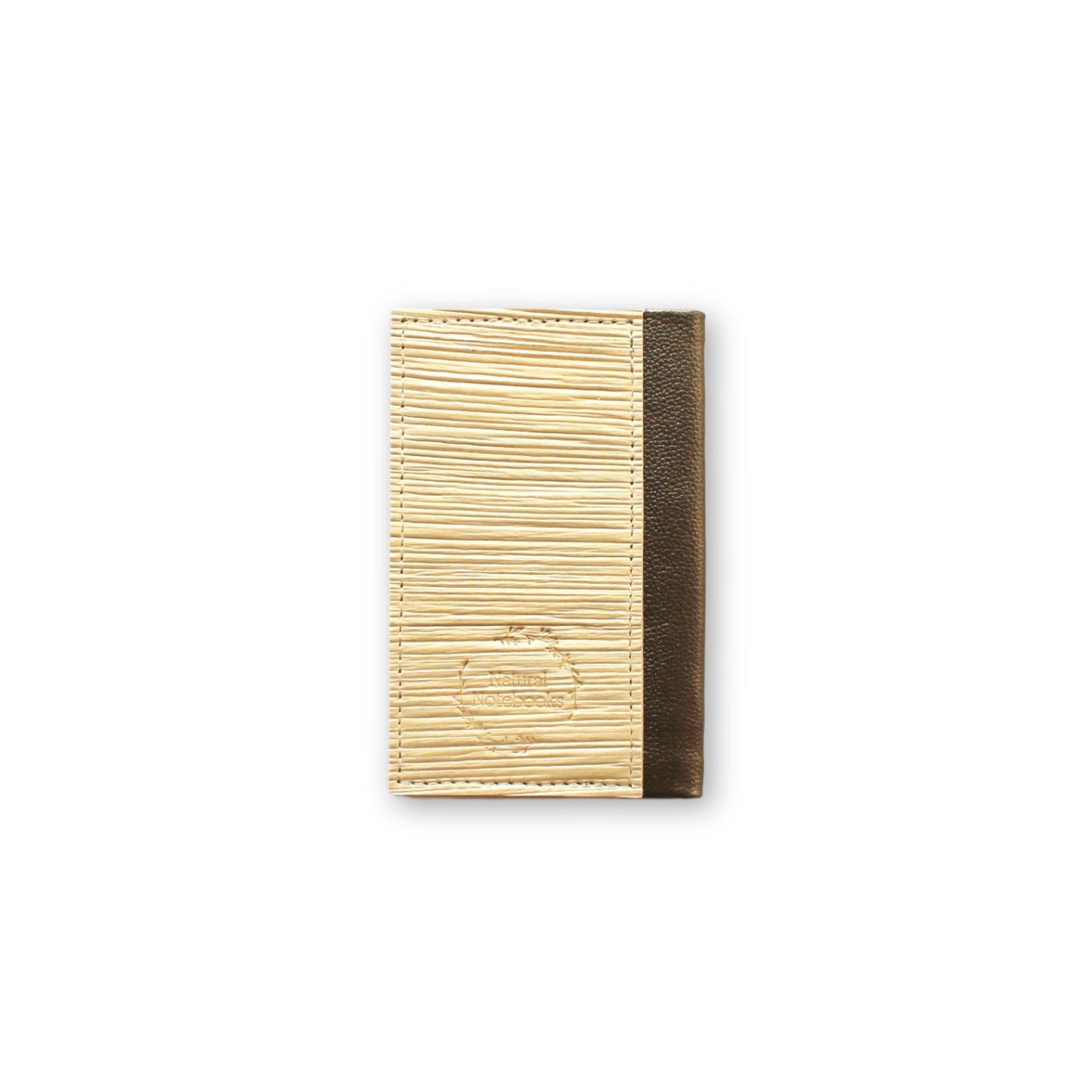 Small Gold Natural Notebook