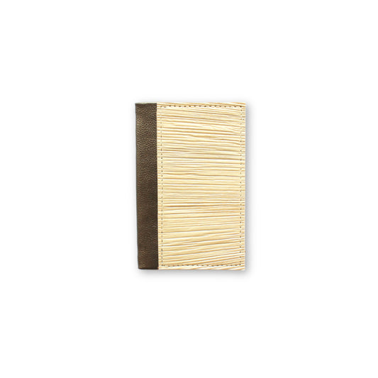 Small Gold Natural Notebook