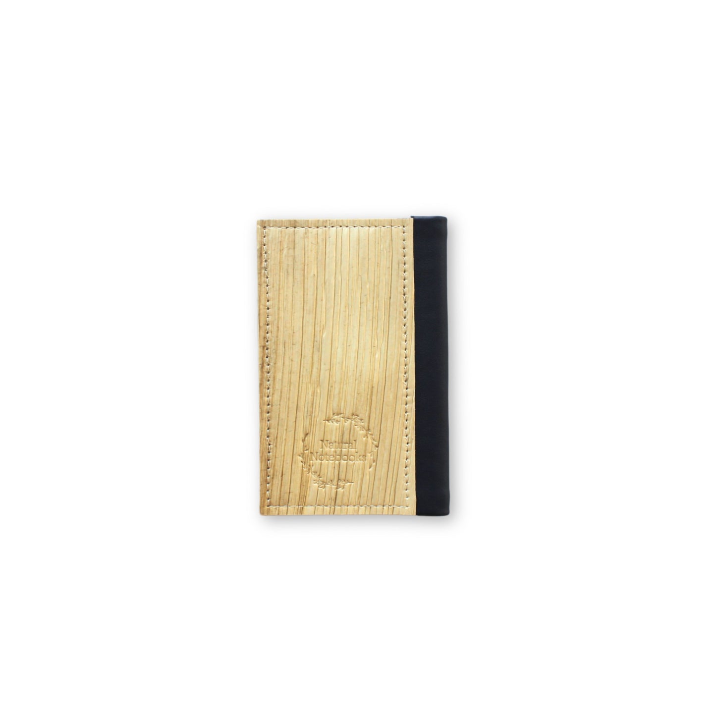 Small Navy Natural Notebook