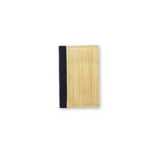 Small Navy Natural Notebook