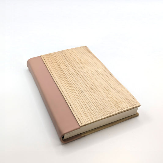 Large Pink Natural Notebook