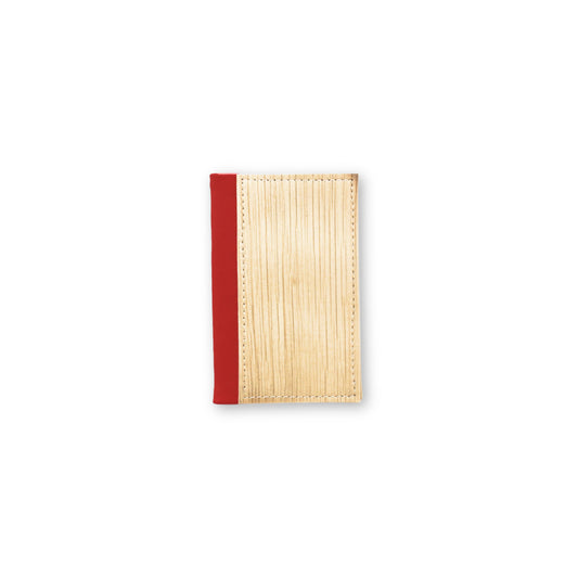 Small Red Natural Notebook