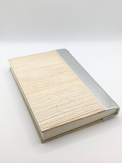 Large Silver Natural Notebook